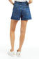 High Rise Mom Short With Side Slit