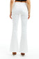 Mid Rise Sexy Flare Front Panel Jean In White