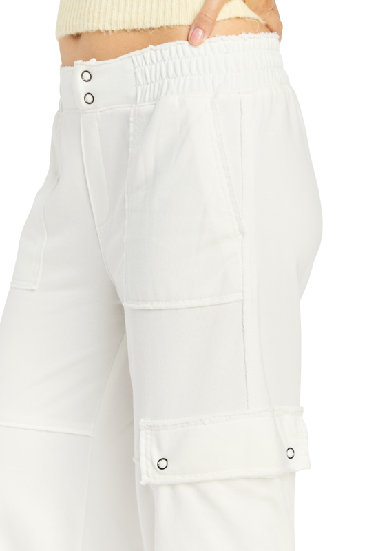 Mid Rise Cargo Lounge Pant