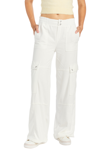 Mid Rise Cargo Lounge Pant