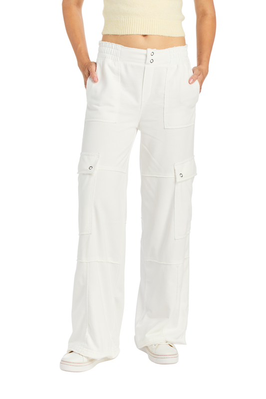 Mid Rise Cargo Lounge Pant