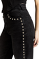 Stud Side Seam Wide Leg