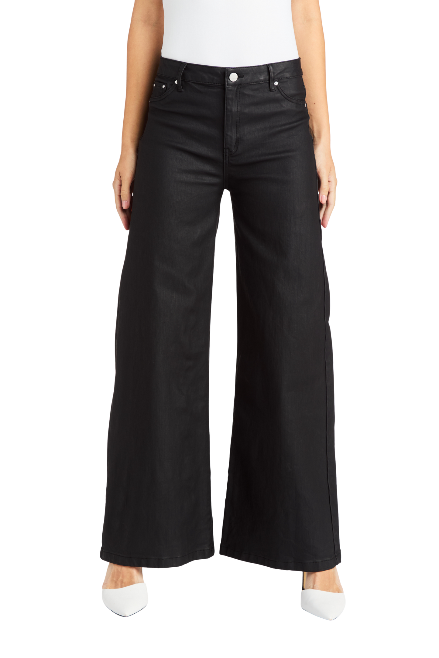 Coated Wide Leg