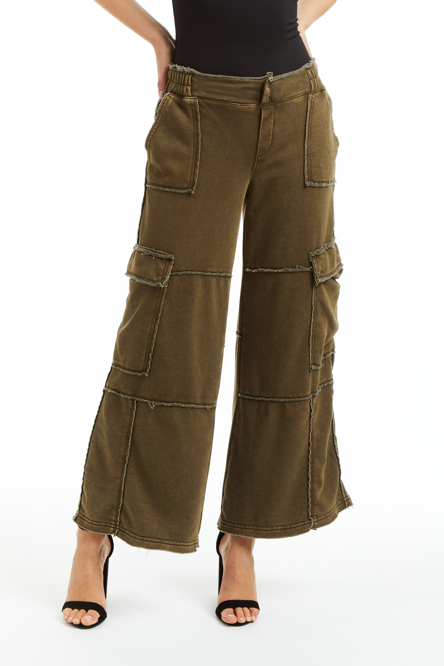 Mid Rise Cargo Lounge Pant