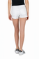 High Rise Fray Hem Destructed Shorts