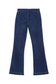 Mid Rise 5 Pocket Pull On Loose Flare W Released Hem
