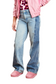 2 Tone Curve Side Panel Wide Leg