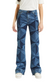Kaleidescope Print Flare Leg