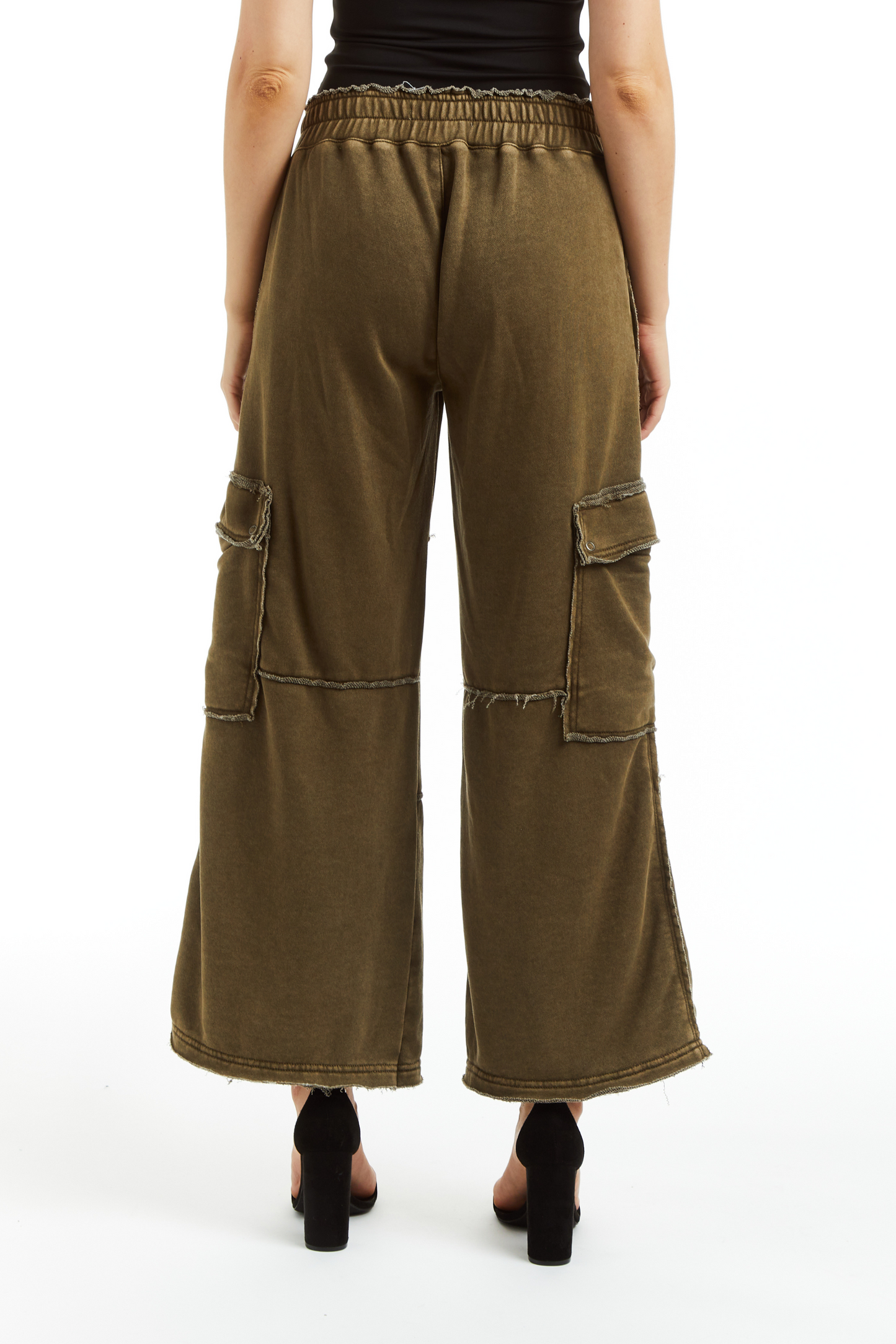 Mid Rise Cargo Lounge Pant
