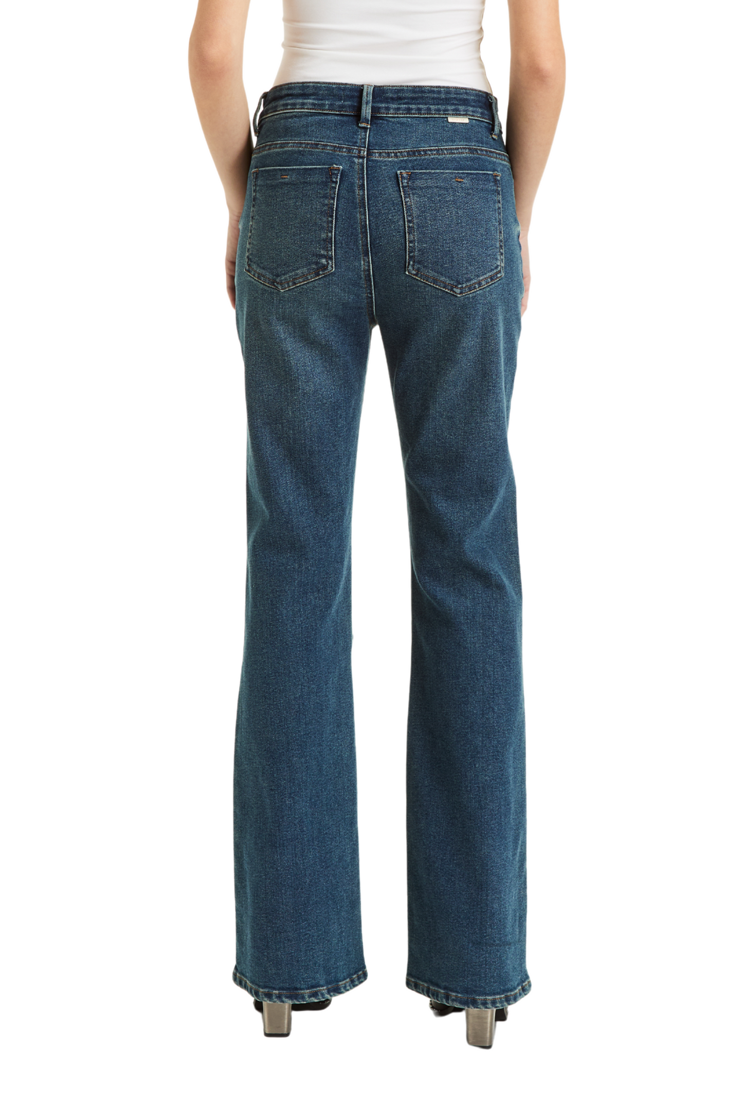 High Rise Loose Flare In Indigo