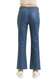 High Rise Coated Ankle Crop Flare