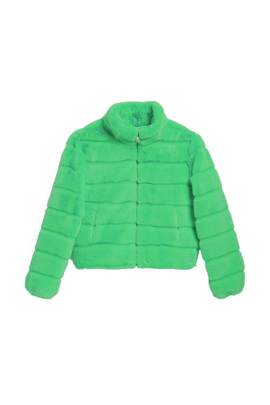 Teddy Fur Puffer Jacket