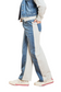 Wide Leg Pull On Denim French Terry