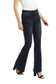 Mid Rise Wide Waistband Front Seam Flare