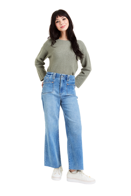 Utility Pocket Wide Leg