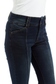 Mid Rise Wide Waistband Front Seam Flare