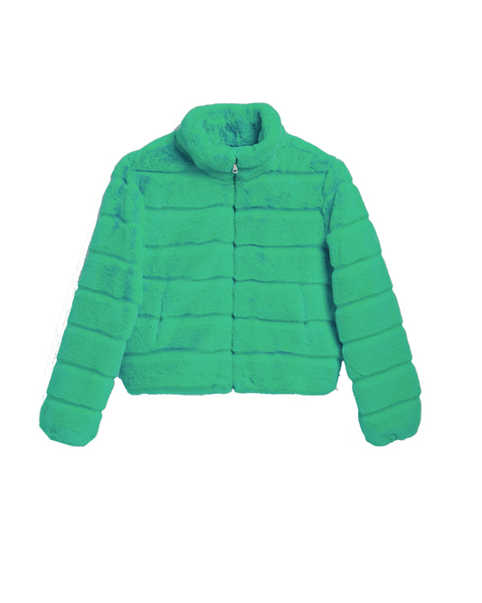 Teddy Fur Puffer Jacket