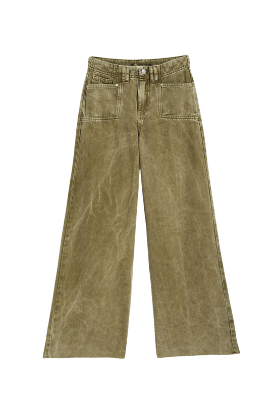Utility Pocket Wide Leg