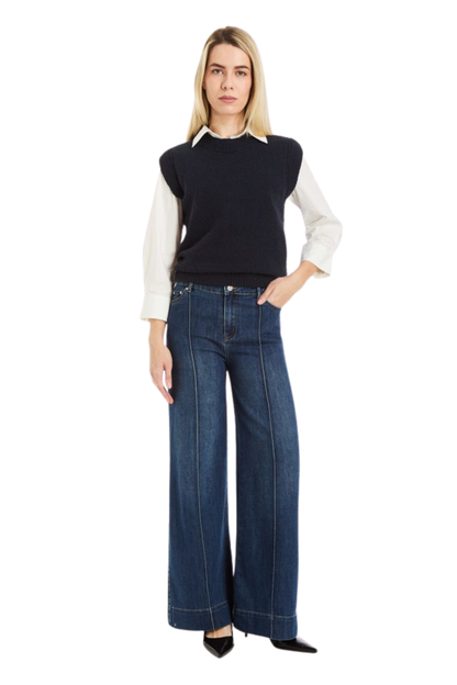 Pin Tuck Wide Leg