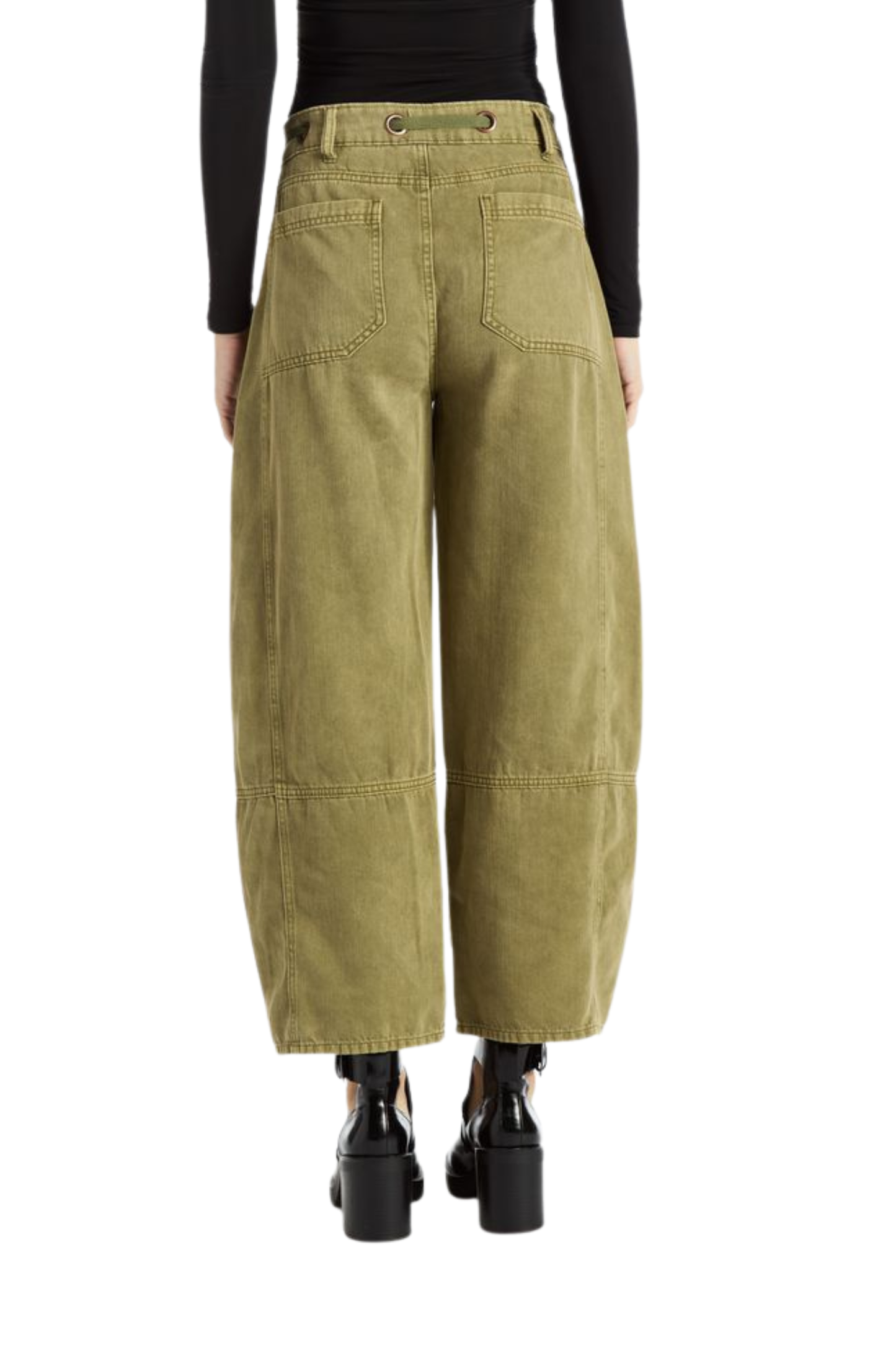 Patch Pocket Barrel Crop