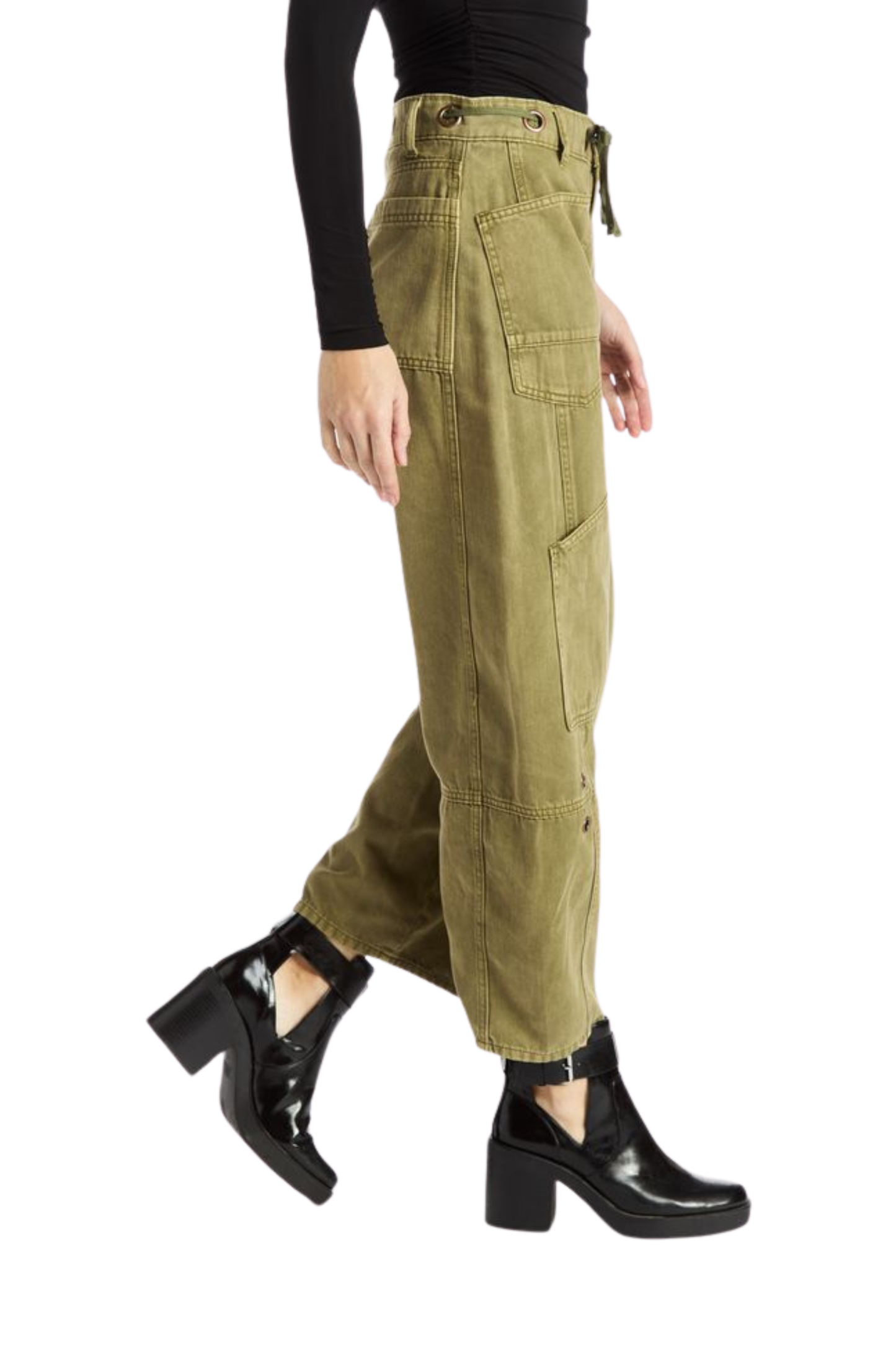 Patch Pocket Barrel Crop