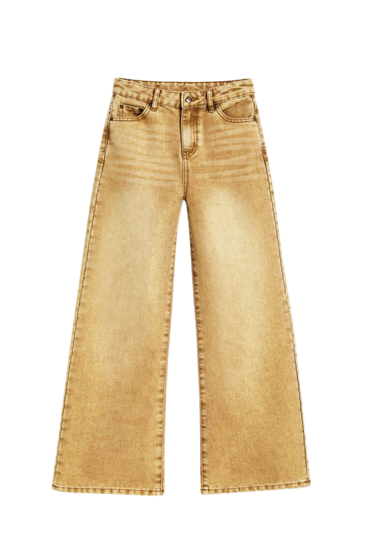 Lurex Khaki Wide Leg