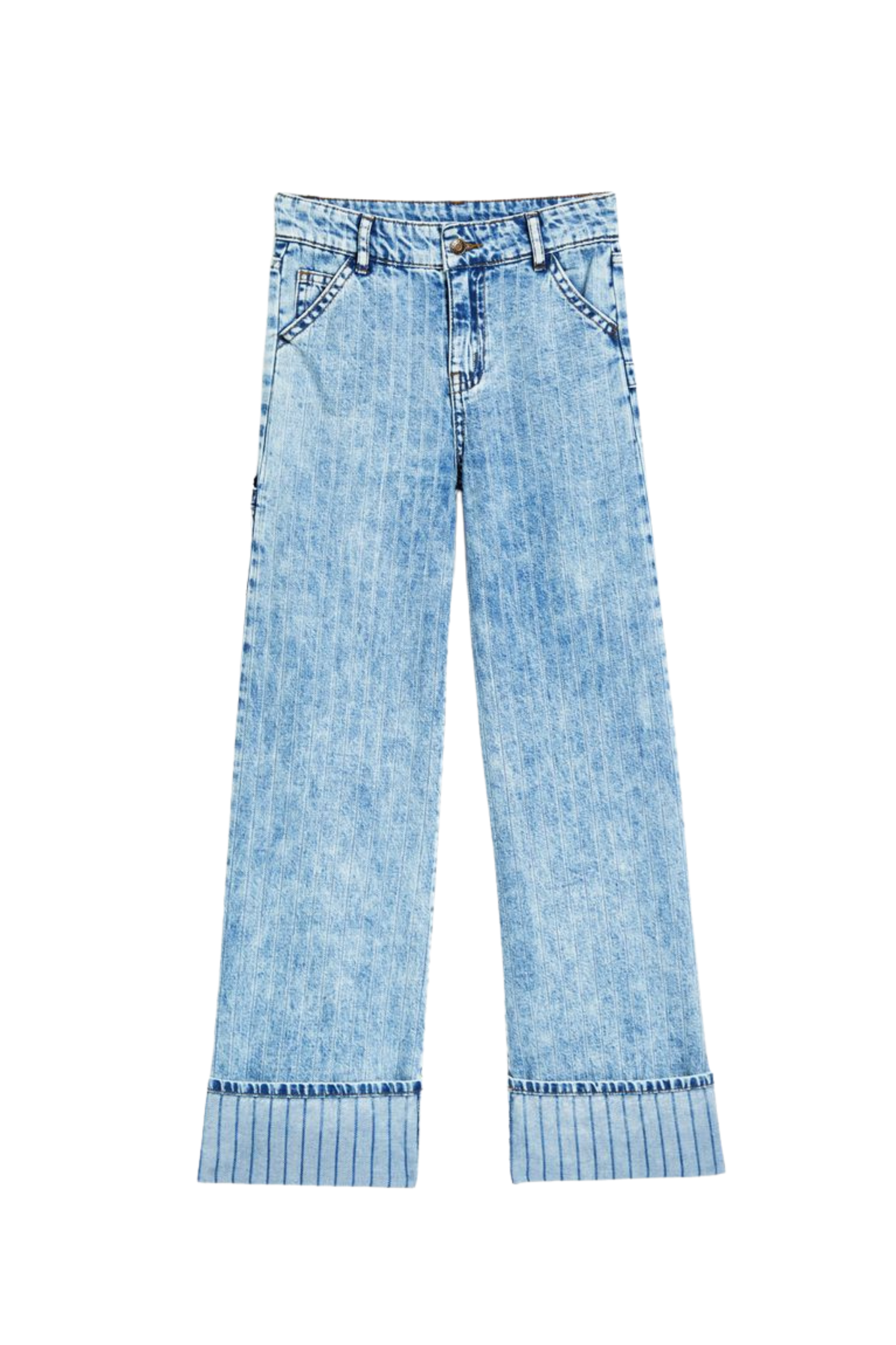 High Cuff Wide Leg