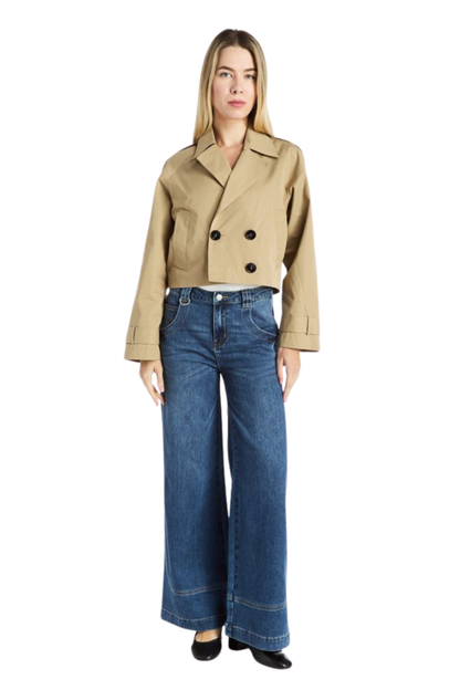 Curve Seam Wide Leg