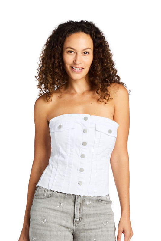 Denim Corset