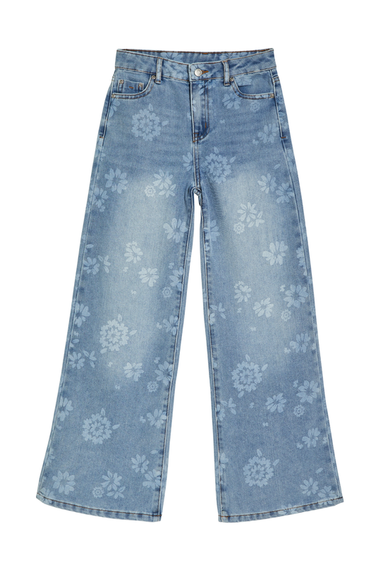 Floral Print Wide Leg