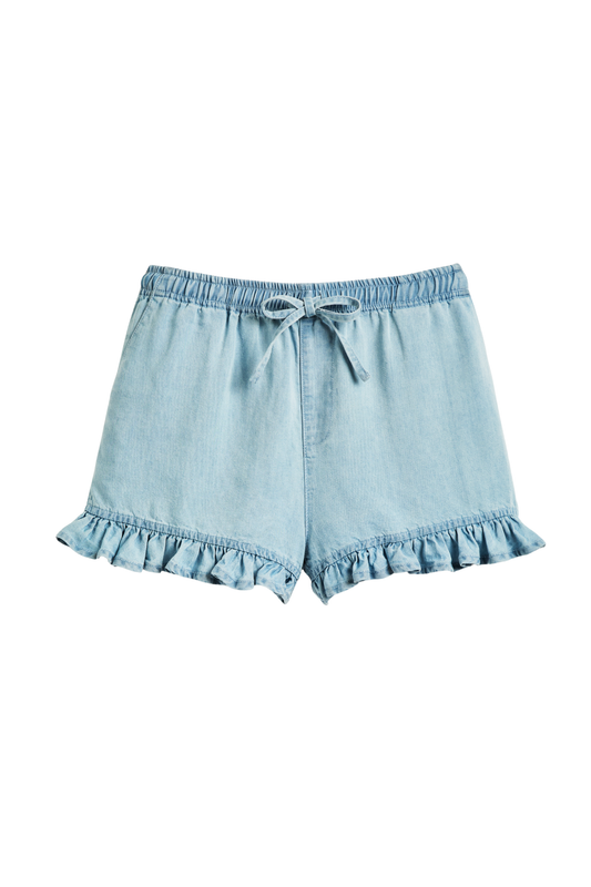 Ruffle Hem Short