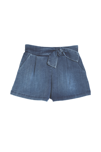 Denim Stretch Trouser Short