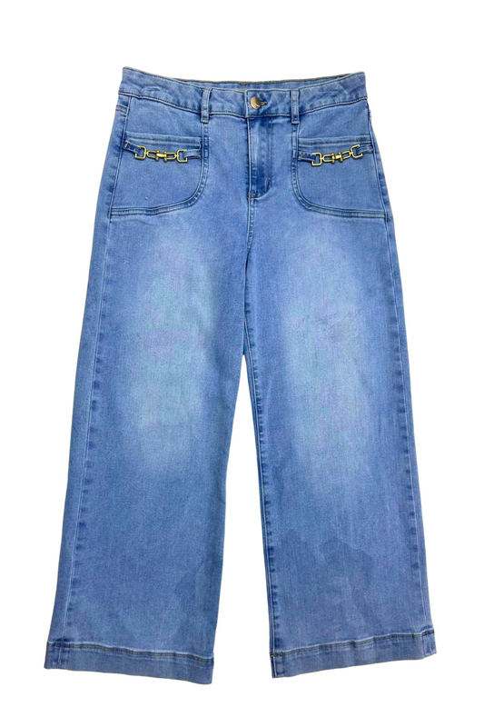 Metal Gold Clasp Wide Crop