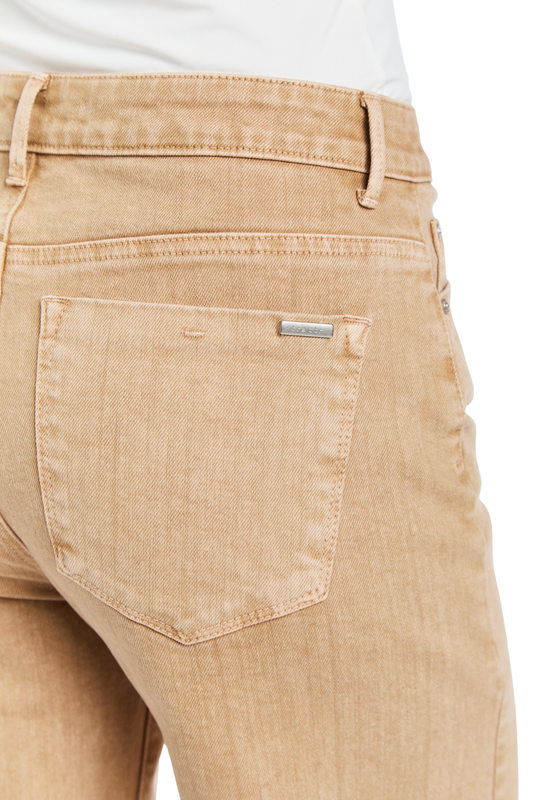 Alice - High Rise Wide Straight Ankle Crop Fray