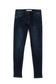 High Rise Back Slit Skinny