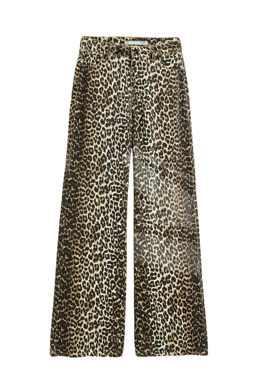 Wide Leg Leopard Pant