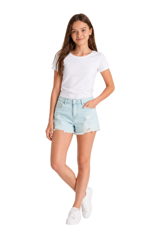 Weekender Short With Destruction