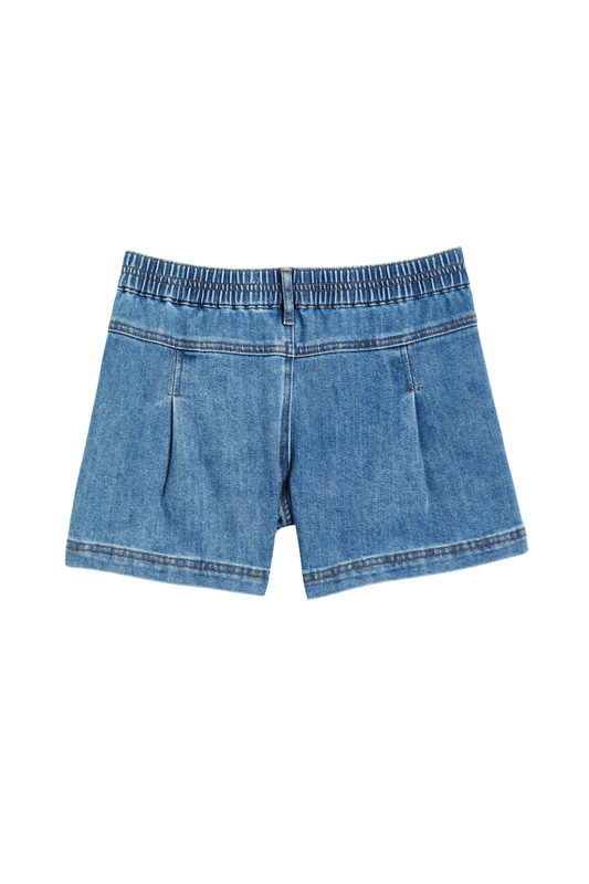 Mix Pleated Pocket Skort